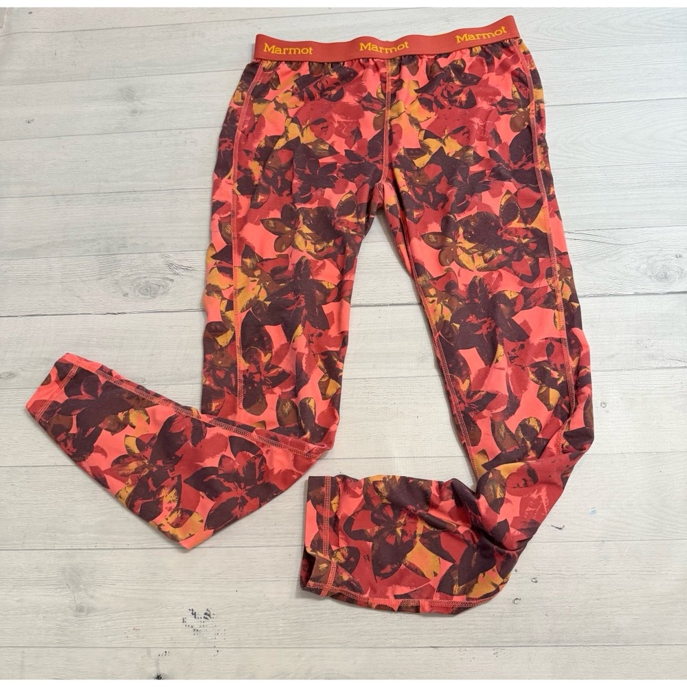 Marmot Meghan‎ Midweight Tight baselayer leggings floral youth large